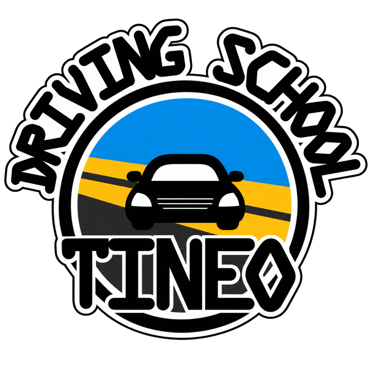 Tineo Driving School logo